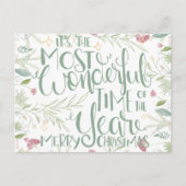 Het is de mooiste kerst van het jaar briefkaart (Voorkant)