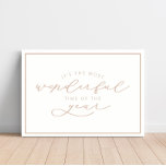 Het is de mooiste kerst van het Jaar Imitatie Canvas Print<br><div class="desc">We voegen altijd dagelijks nieuwe design toe!</div>