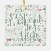 Het is de mooiste kerst van het jaar keramisch ornament (Voorkant)