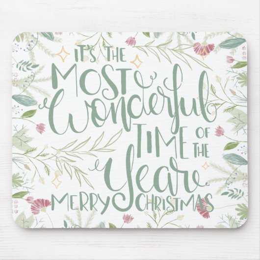 Het is de mooiste kerst van het jaar muismat (Voorkant)