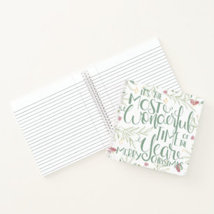 Het is de mooiste kerst van het jaar notitieboek