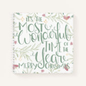 Het is de mooiste kerst van het jaar notitieboek (Voorkant)