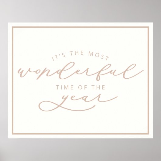 Het is de mooiste kerst van het Jaar Poster