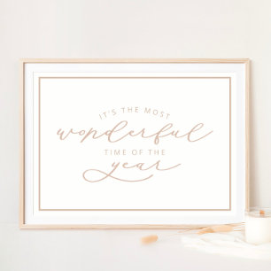 Het is de mooiste kerst van het Jaar Poster