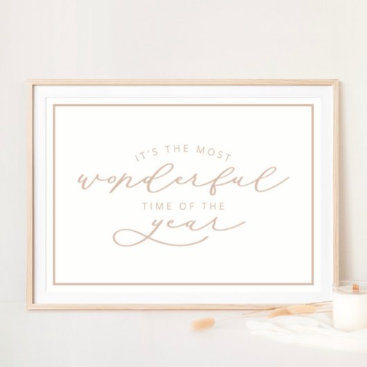 Het is de mooiste kerst van het Jaar Poster