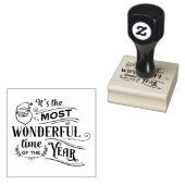 Het is de mooiste kerst van het jaar rubberstempel (Gestempeld)