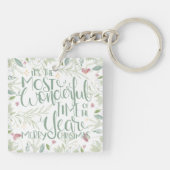 Het is de mooiste kerst van het jaar sleutelhanger (Achterkant)