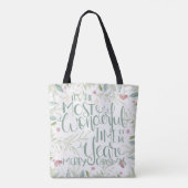 Het is de mooiste kerst van het jaar tote bag (Achterkant)