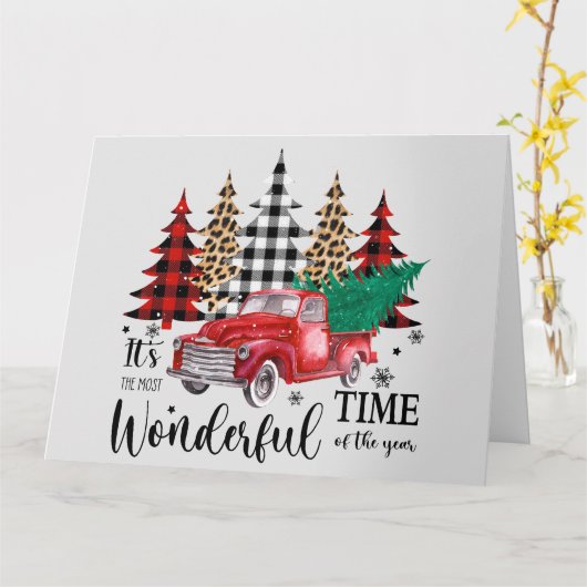 Het is de mooiste kerstgroet kaart (Gele Bloem)