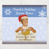 Het is de mooiste tijd... Etiket bier (Enkel label)