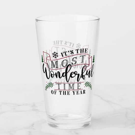 Het is de mooiste tijd... glas (Voorkant)