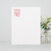 Het is de mooiste tijd... kerstbrief (Staand voorkant)