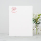 Het is de mooiste tijd... kerstbrief (Staand voorkant)