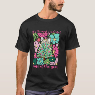 Het is de mooiste tijd kleurrijke Coquette Bow T-shirt