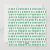 Het is de mooiste tijd Modern Pink & Green Feestdagenkaart (Achterkant)