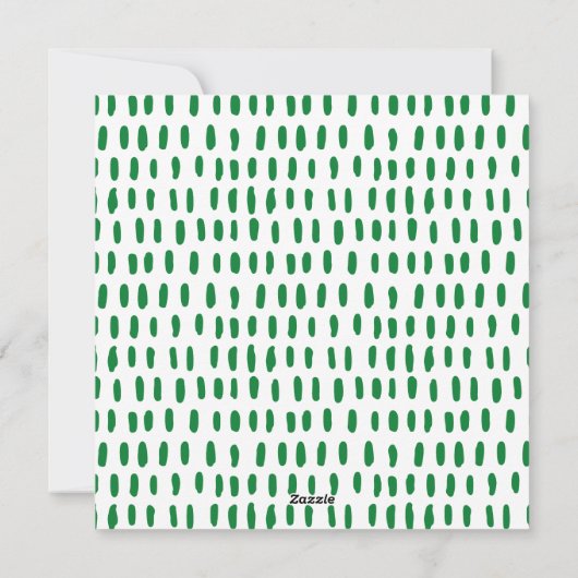 Het is de mooiste tijd Modern Pink & Green Feestdagenkaart (Achterkant)