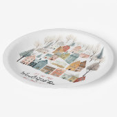 Het is de mooiste tijd papieren bordje (Gekanteld)