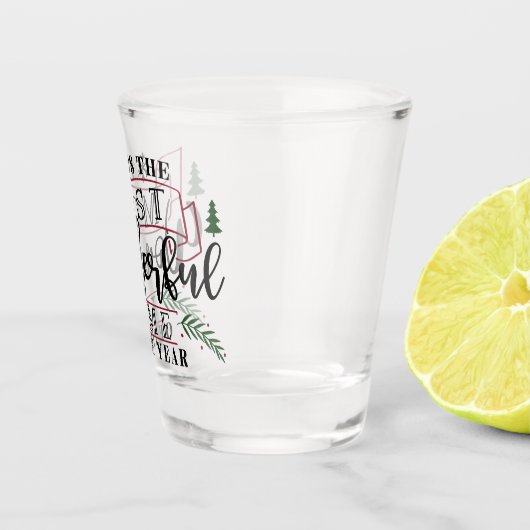 Het is de mooiste tijd... shot glas (Rechts)