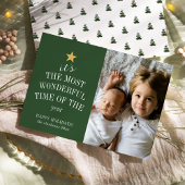 Het is de mooiste tijd van de feestdag kaart