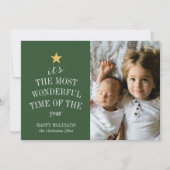 Het is de mooiste tijd van de feestdag kaart