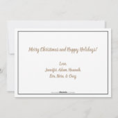 Het is de mooiste tijd van de jaarfoto feestdagenkaart (Achterkant)