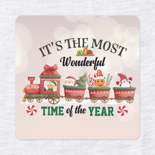 Het is de mooiste tijd van de jaarlabels labels (Design 2)