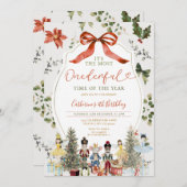 Het is de mooiste tijd van de kerstverjaardag kaart (Voorkant / Achterkant)