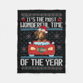 Het is de mooiste tijd van de tijd fleece deken (Voorkant)