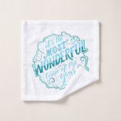 Het is de mooiste tijd van het Jaar Bad Handdoek (Wasdoekje)