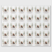 Het is de mooiste tijd van het jaar, Beer Cadeaupapier (Vlak)