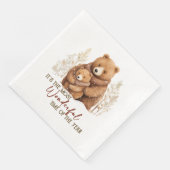 Het is de mooiste tijd van het jaar Beer hout Servet (Hoek)