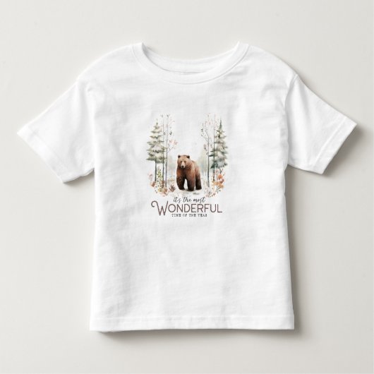 Het is de mooiste tijd van het jaar, Beer Kinder Shirts (Voorkant)