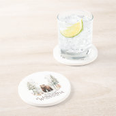 Het is de mooiste tijd van het jaar, Beer Zandsteen Onderzetter (Zijkant)