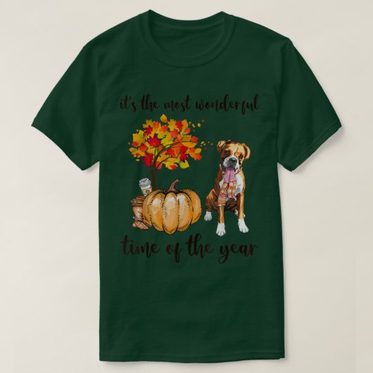 Het is de mooiste tijd van het jaar Boer Autum T-shirt (Design voorkant)