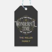 Het is de mooiste tijd van het jaar cadeaulabel (Voorkant)