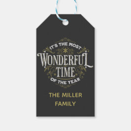 Het is de mooiste tijd van het jaar cadeaulabel