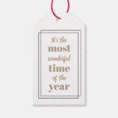 Het is de mooiste tijd van het jaar cadeaulabel (Voorkant)