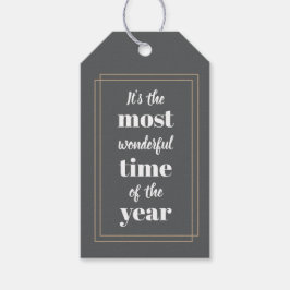 Het is de mooiste tijd van het jaar cadeaulabel