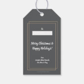 Het is de mooiste tijd van het jaar cadeaulabel (Achterkant)