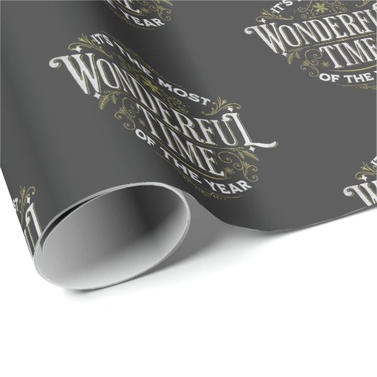 Het is de mooiste tijd van het jaar cadeaupapier (Rol Hoek)