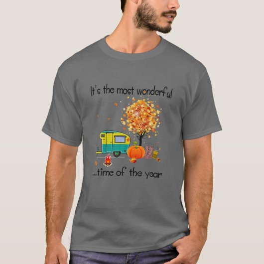 Het is de mooiste tijd van het jaar - Camping T-shirt (Voorkant)