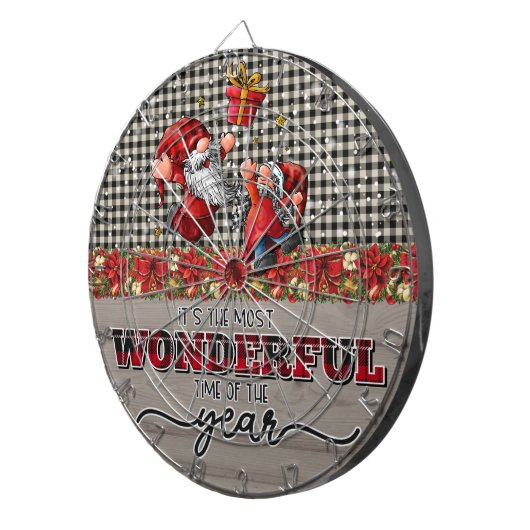 Het is de mooiste tijd van het jaar dartbord (Voorkant Rechts)