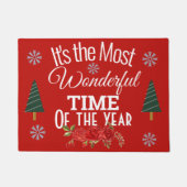 Het is de mooiste tijd van het Jaar Deurmat (Voorkant)