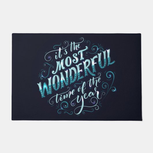 Het is de mooiste tijd van het jaar deurmat (Voorkant)