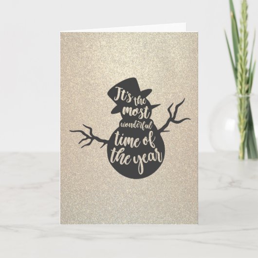Het is de mooiste tijd van het jaar feestdagen kaart (Voorkant)