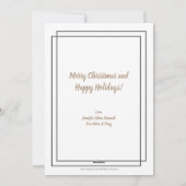 Het is de mooiste tijd van het jaar feestdagenkaart (Achterkant)