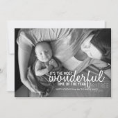 Het is de mooiste tijd van het jaar Foto Feestdagenkaart (Voorkant)