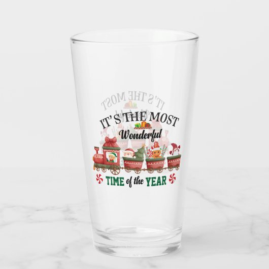 Het is de mooiste tijd van het jaar glas (Achterkant)