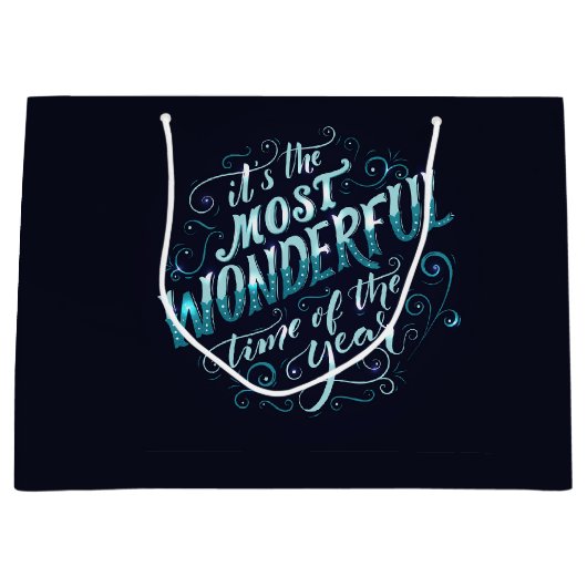 Het is de mooiste tijd van het jaar groot cadeauzakje (Voorkant)