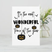 Het is de mooiste tijd van het jaar Halloween Bedankkaart (Staand voorkant)